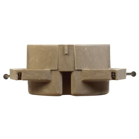 ALLIED MOULDED PRODUCTS Electrical Box, 22.5 cu in, Ceiling Box, 1 Gang, Fiberglass, Round H9351=NK